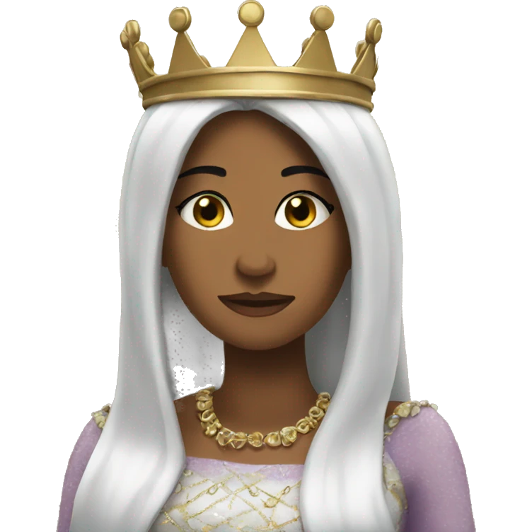 Queen never cry emoji