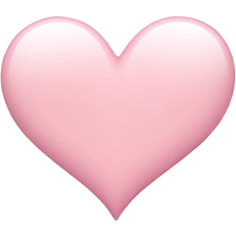 light pink heart emoji emoji