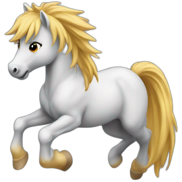 Poney qui saute emoji