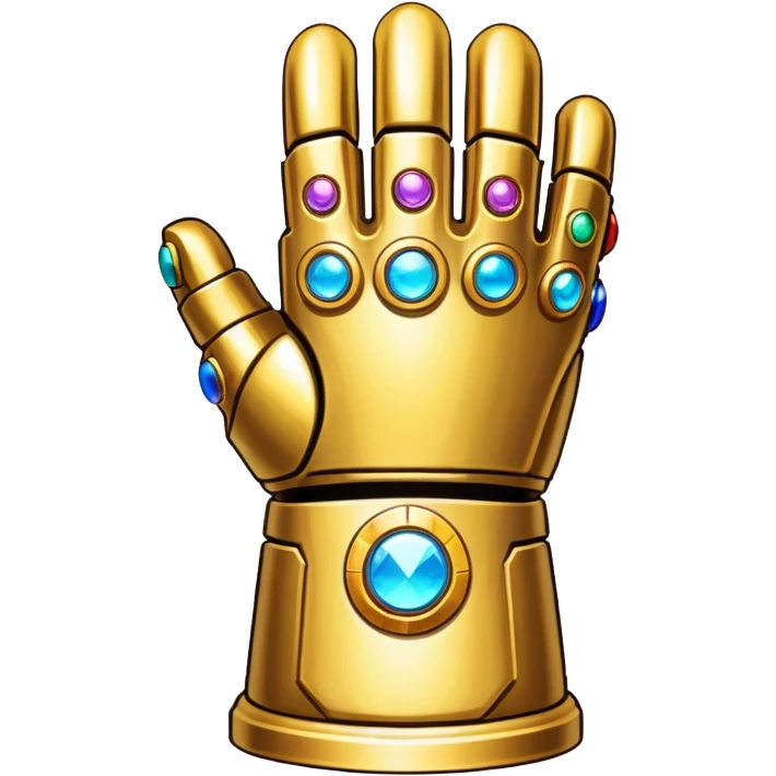 Guante del infinito emoji