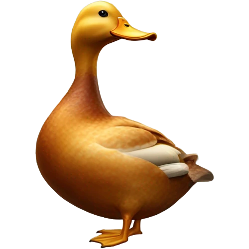 Smoking duck emoji