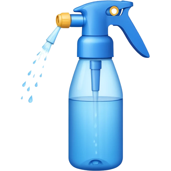 Water spray bottle emoji
