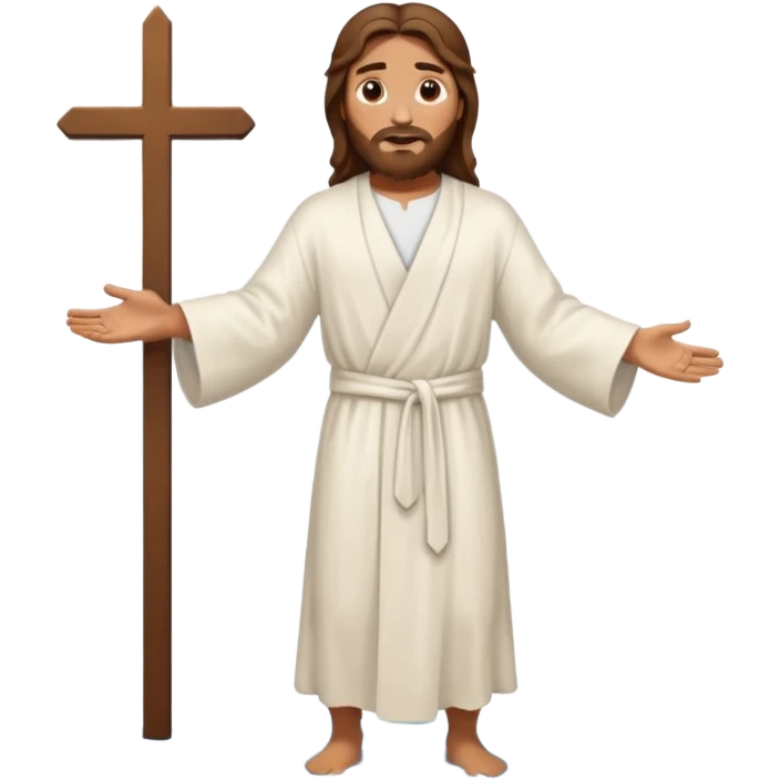 Jesus walking on water  emoji