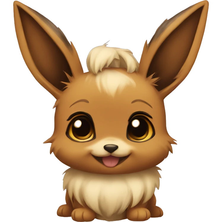 Eevee kissing shiggy emoji