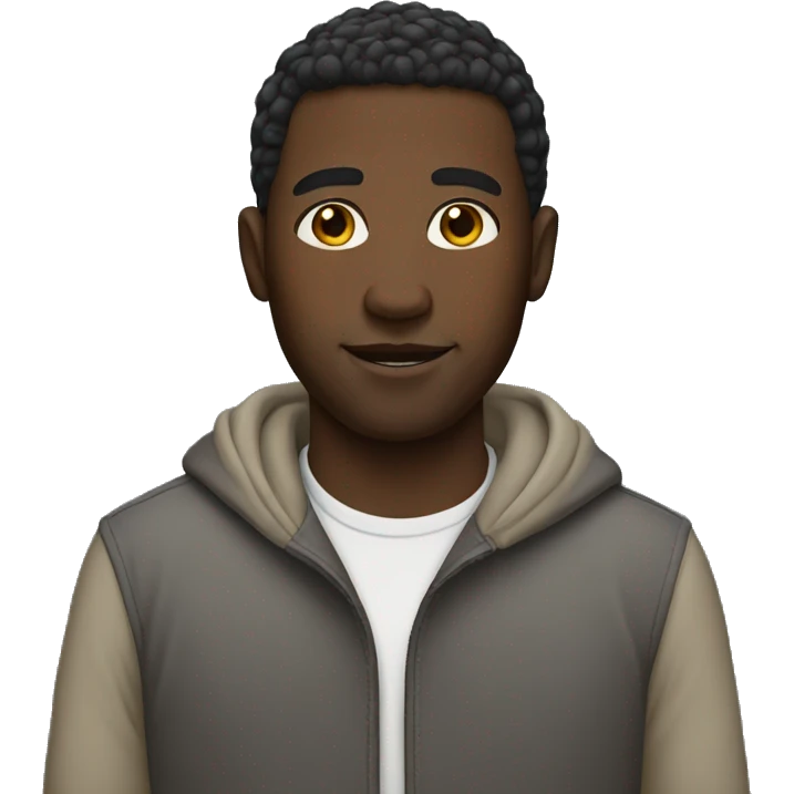 black man emoji
