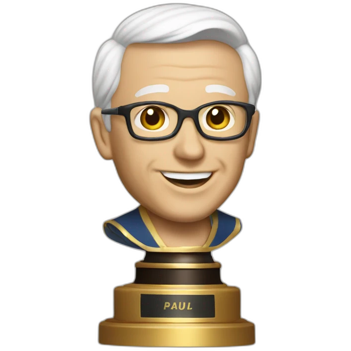 john paul the second as trophy emoji