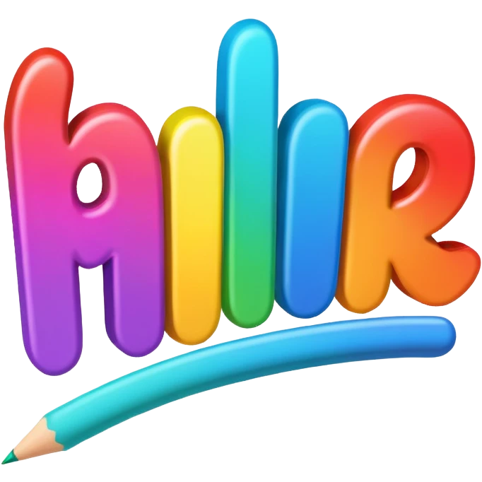 A sign that says "HYPE" in rainbow writing  emoji