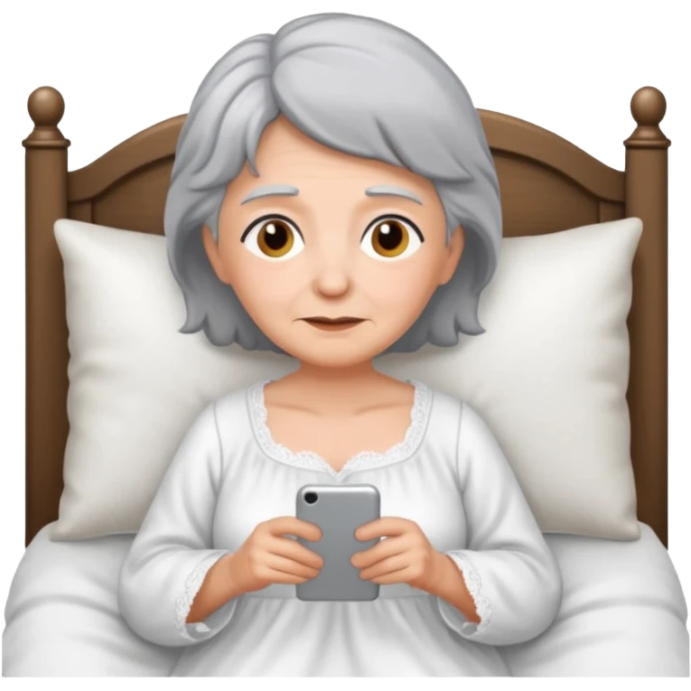 The Grandmother in the fairy tale Little Red Riding Hood emoji