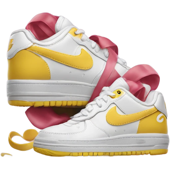 zapatillas nike y amor emoji