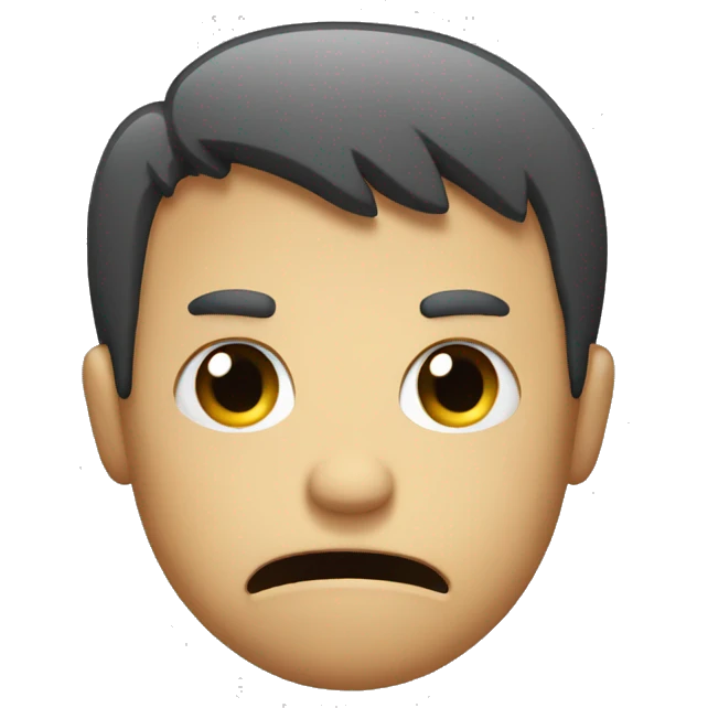 Frowning emoji with fist  emoji