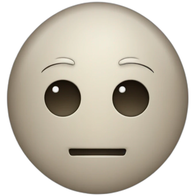 Poker face with no eyes emoji