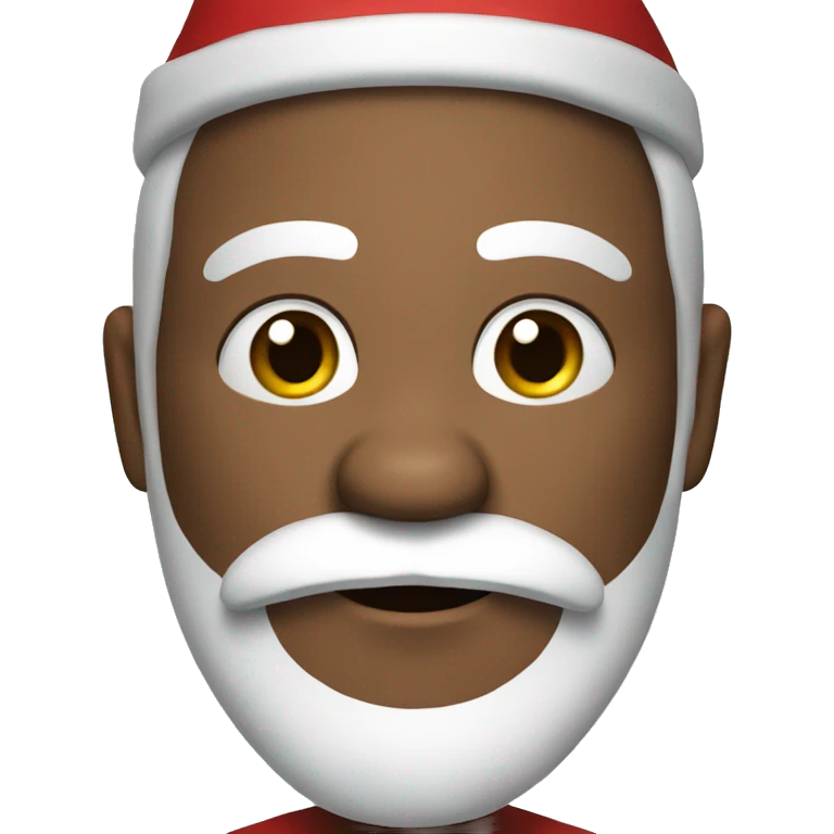 Santa clause with black beard  emoji