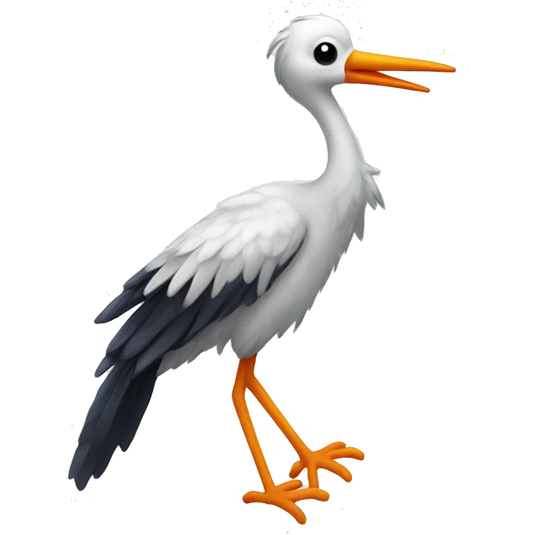 stork hat magic wand emoji