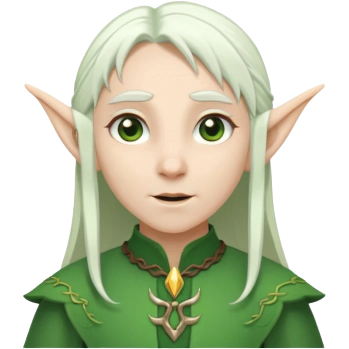 elf with white hair emoji