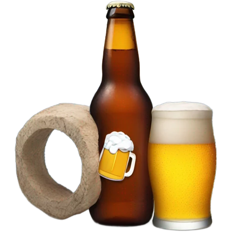 beer on a mountain  emoji