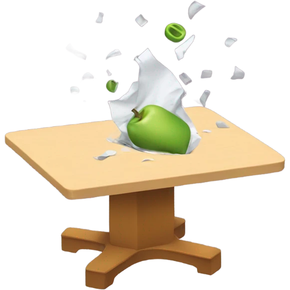 fall of the table emoji