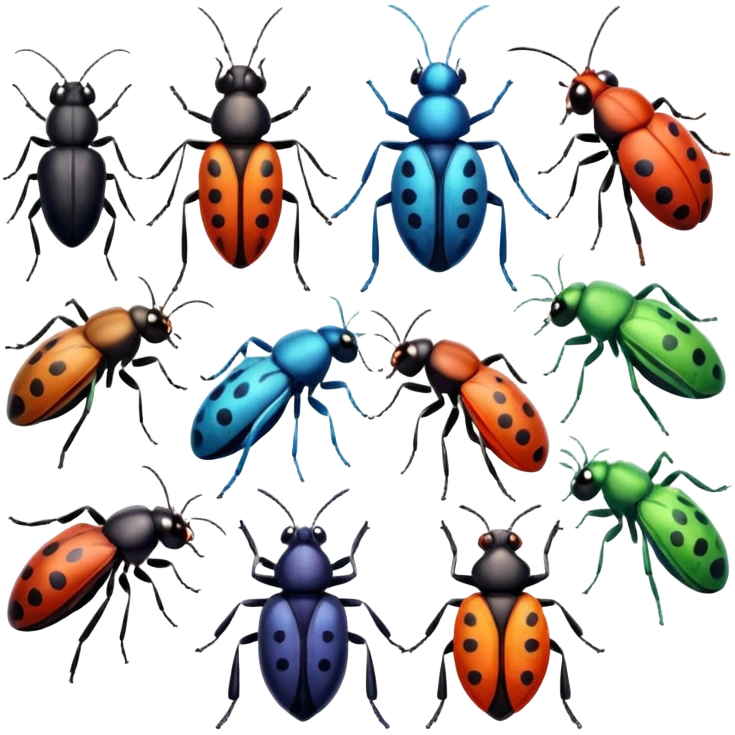 bunch of bugs emoji