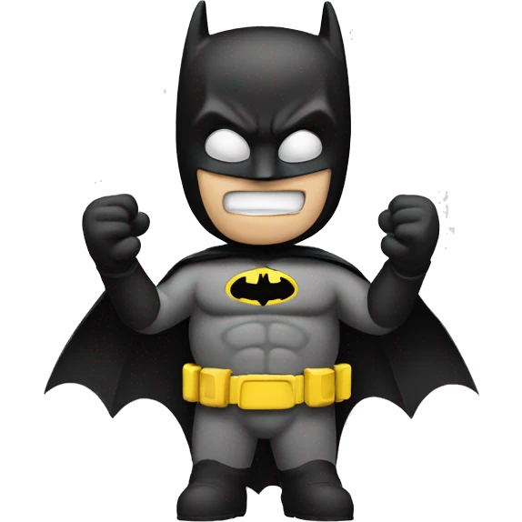 Batman making sign with hands emoji