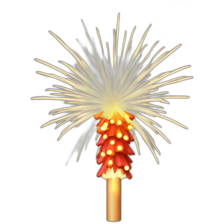 Feuerwerk mit Happy New Year  emoji
