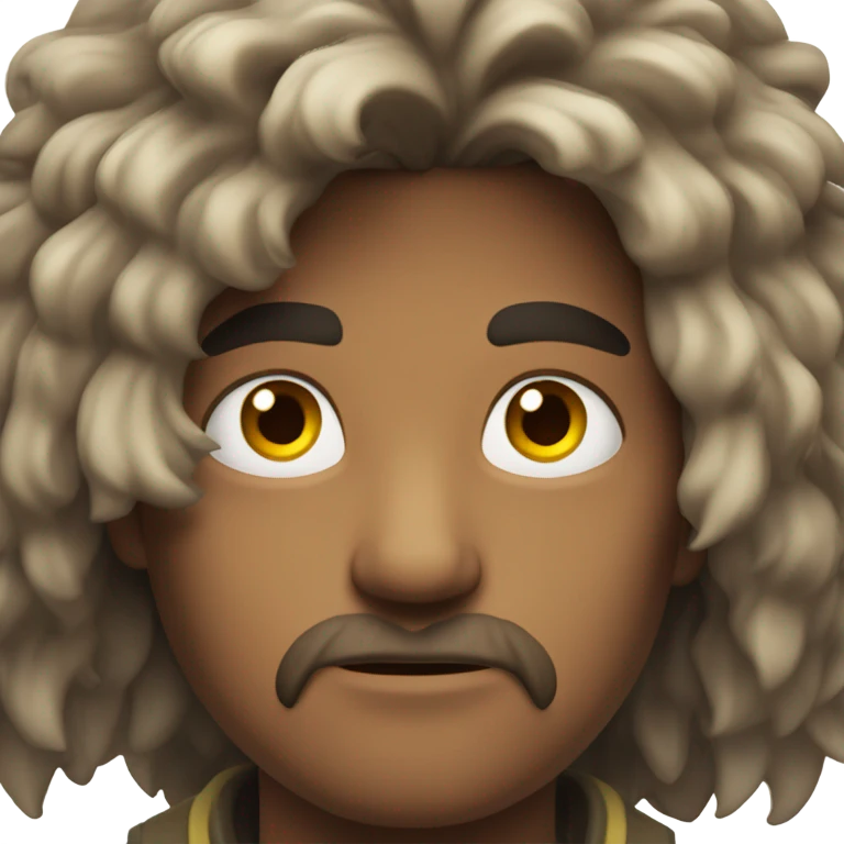 Wild face man  emoji