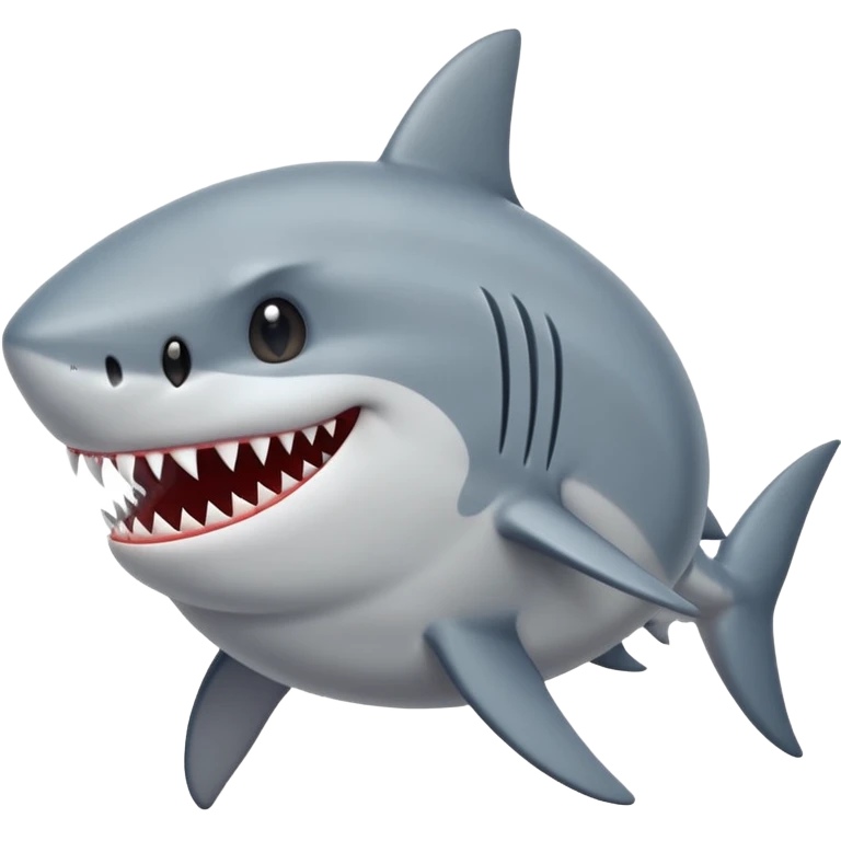 shark body with a cat face emoji