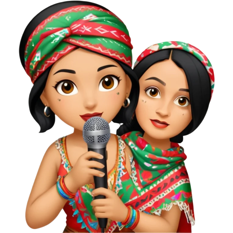 Colorful Singer emoji