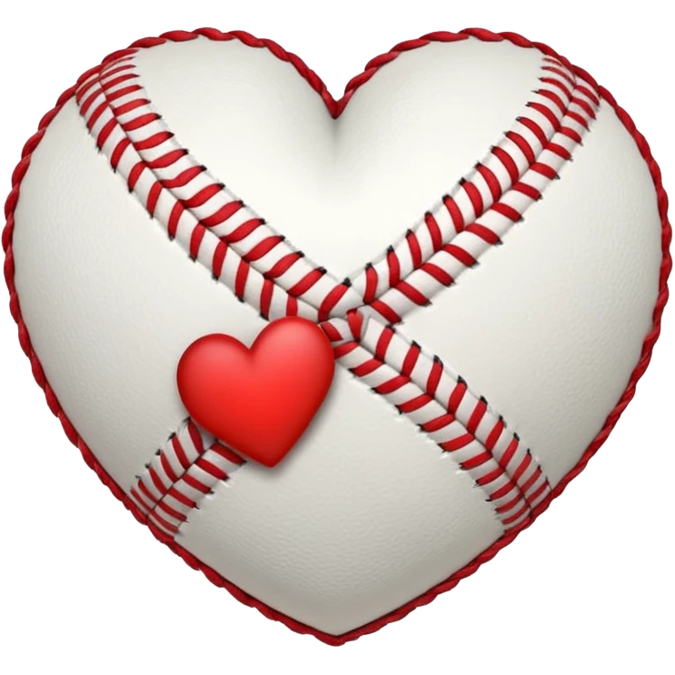 Baseball heart emoji