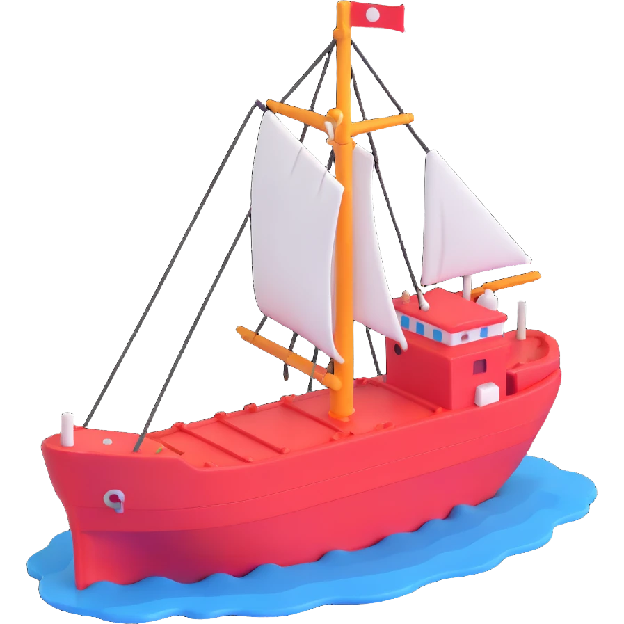 port with cargo ship emoji