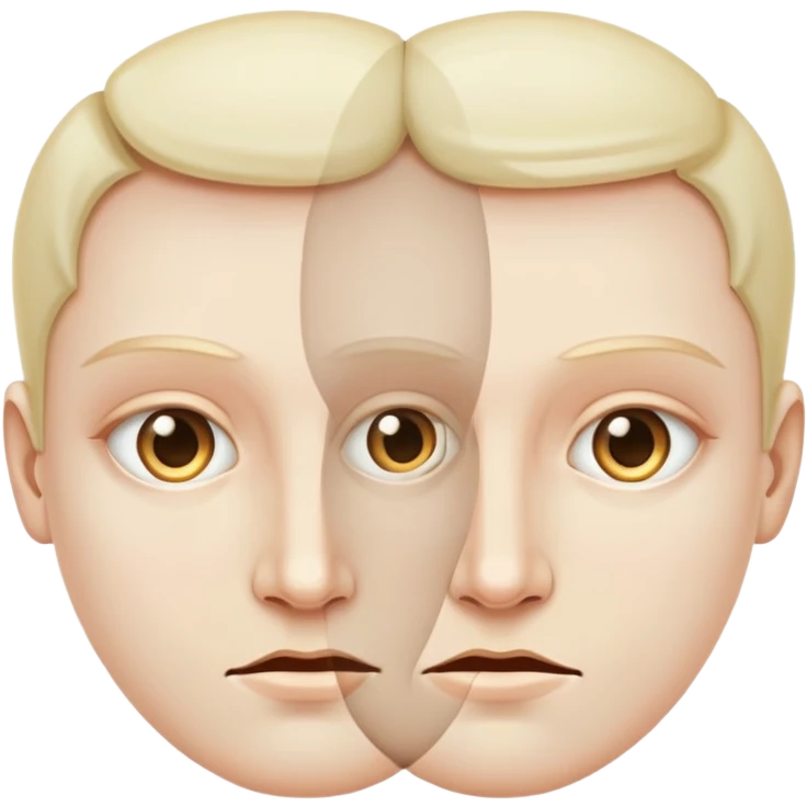 İki yüz emoji