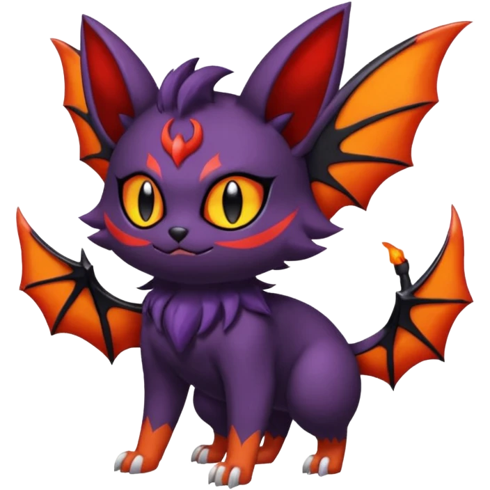 Noibat-Litten-Torracat-fusion-Fakemon-Pokémon-creature  emoji