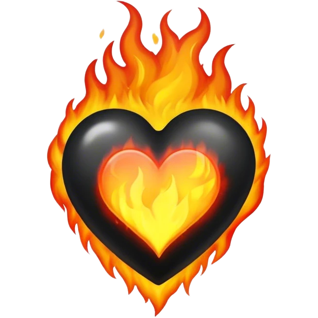 🖤🔥 emoji