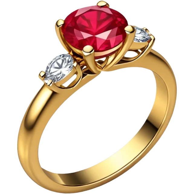 glitter rubi diamond married ring emoji