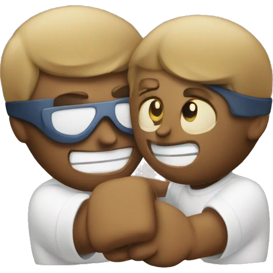 make a fighting emoji like encouraging one another emoji