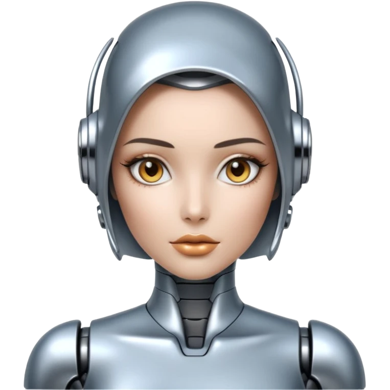 Sexy robot girl emoji