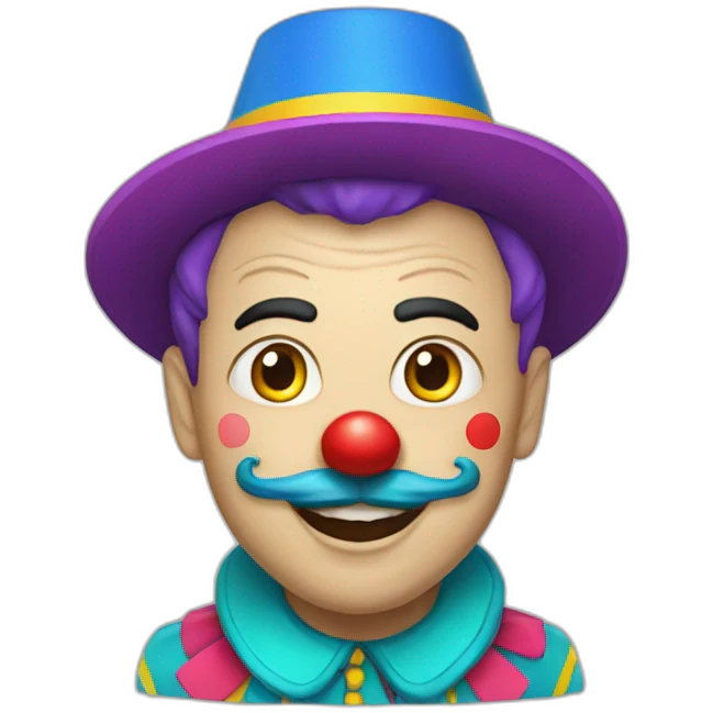 clown from Astana IT University emoji