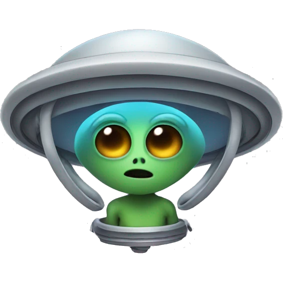 Alien in ufo emoji