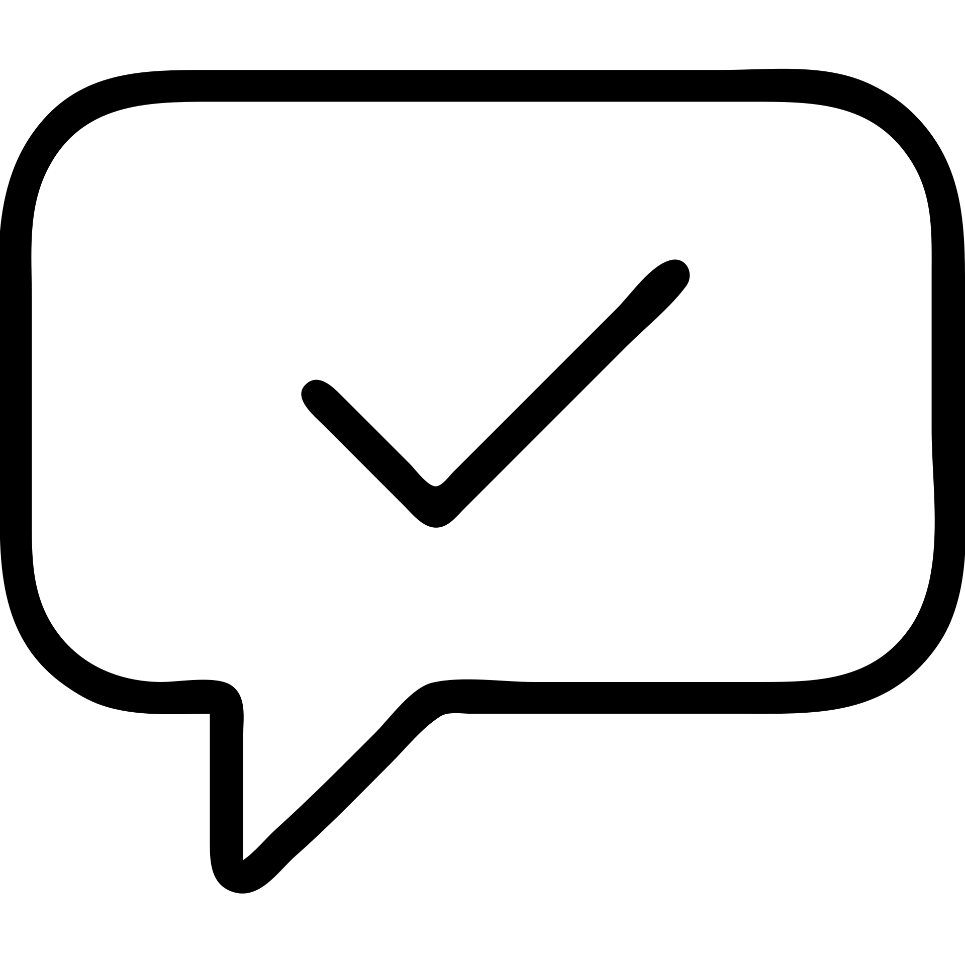 speech bubble with a checkmark to show a comment has been made emoji
