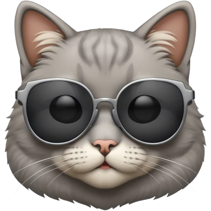 Cat wearing sunglasses emoji