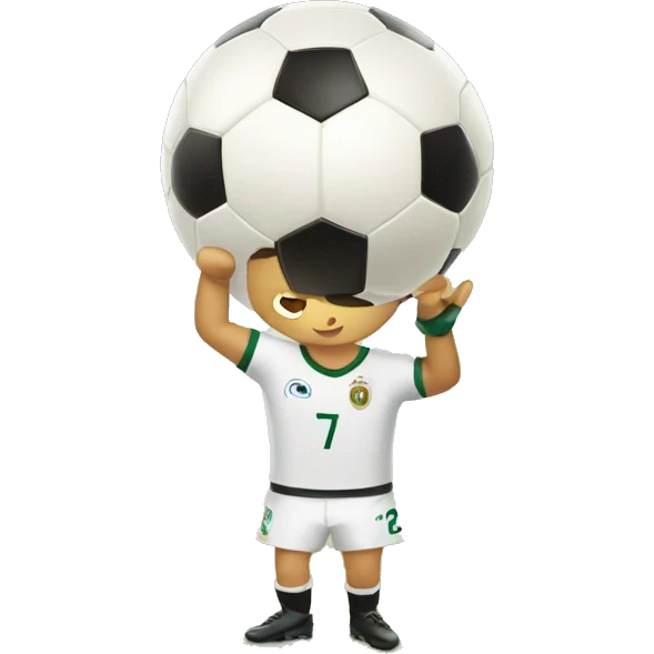 Ronaldo sur une chèvre  emoji