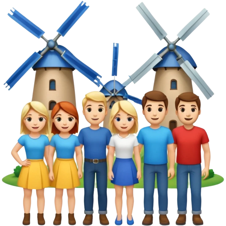 People with  Windmills emoji
