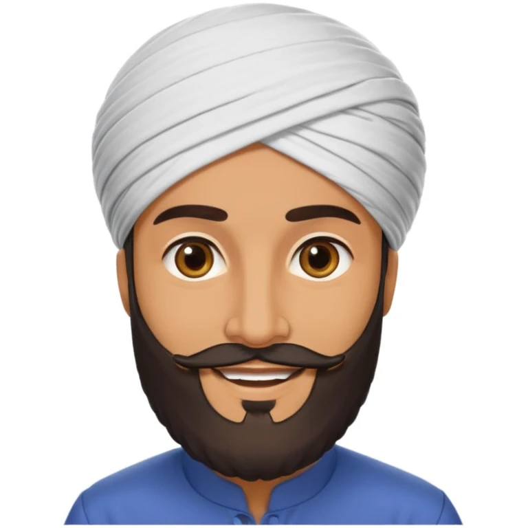 arabic CEO, turban, beard, confident emoji