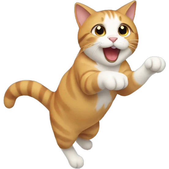 cat doing a flip  emoji