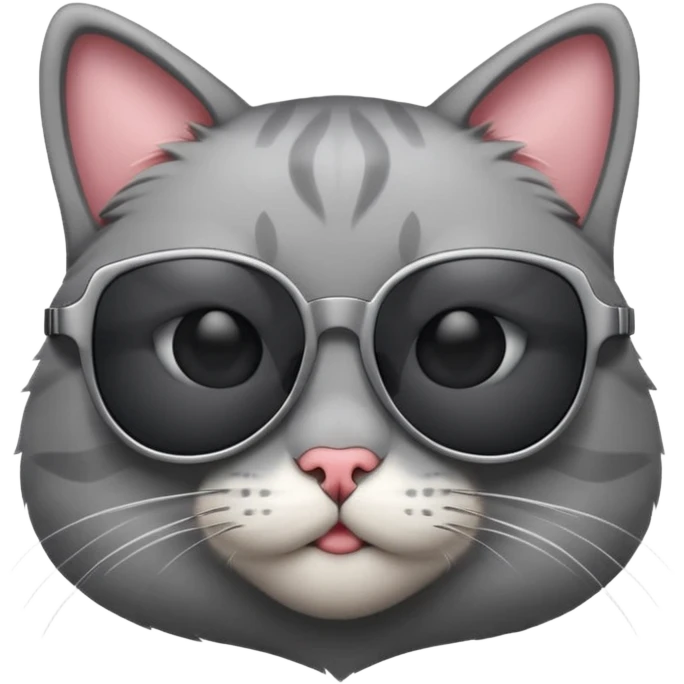 Cat wearing sunglasses emoji