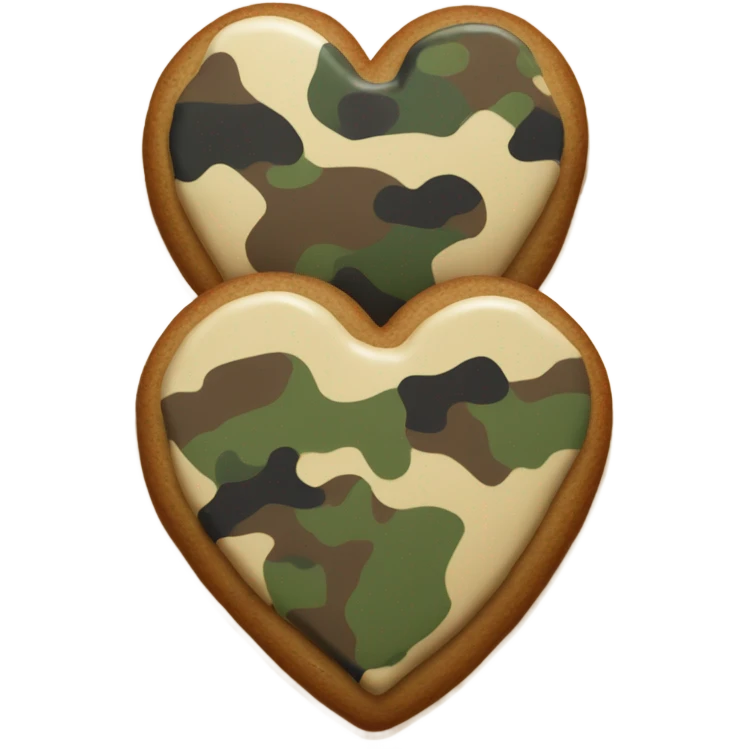 Tactical cookie heart emoji