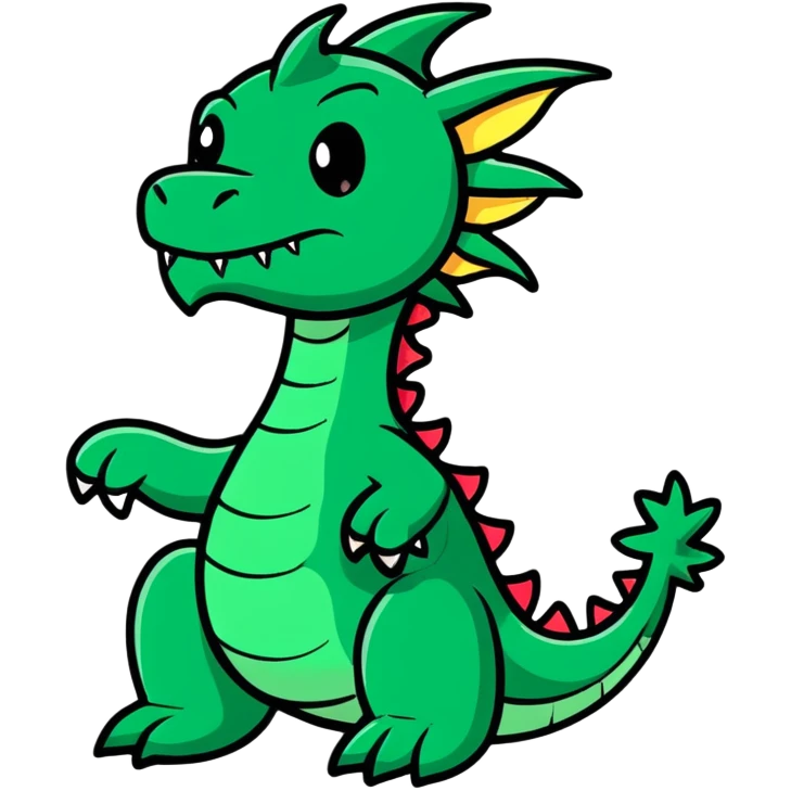 Fierce dragon emoji
