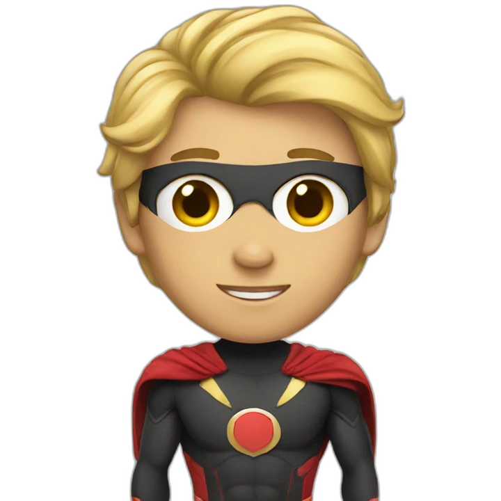 Unisex superhero emoji