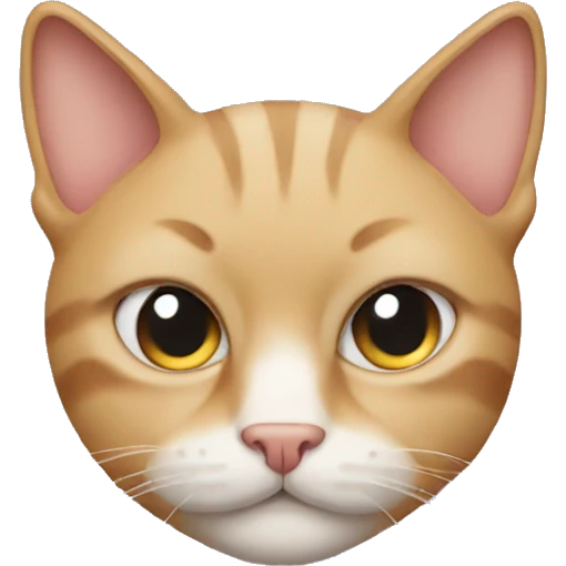 Cat giving side eye emoji