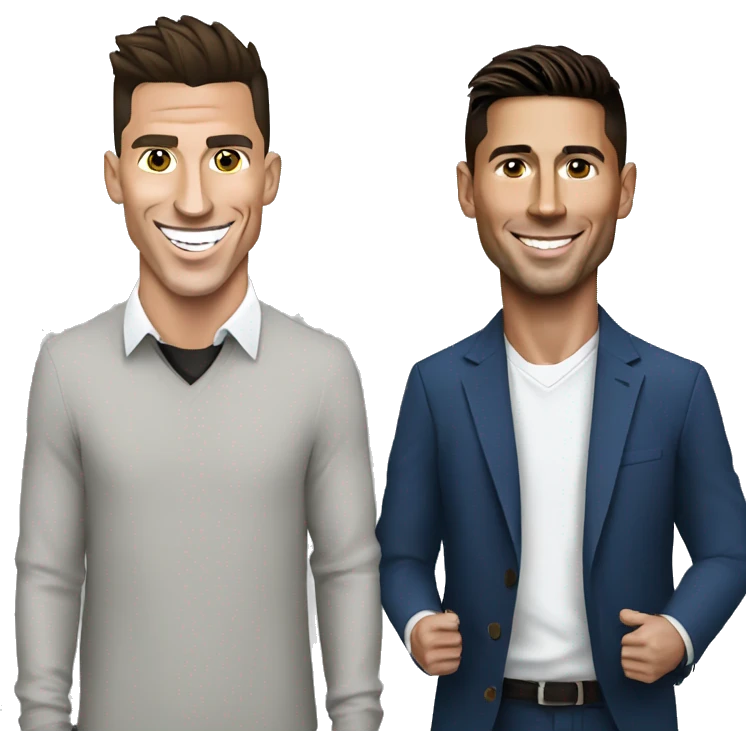 cristiano ronaldo and messi emoji