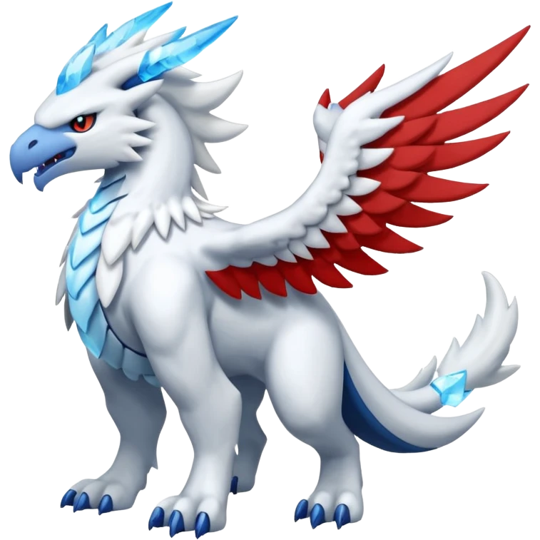 Inteleon-Amaura-Reshiram-Zekrom-Pokémon-fusion (full body) emoji