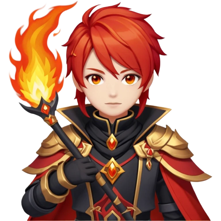 Mavuika The Pyro Archon from Genshin Impact emoji